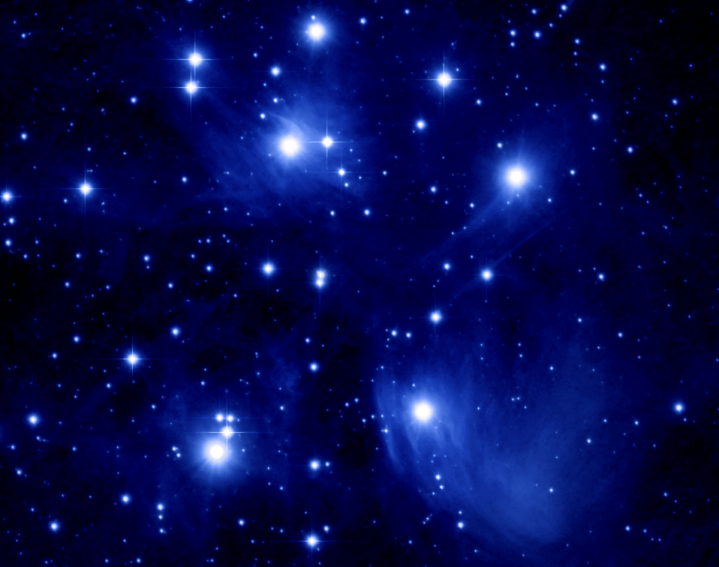 an image of the Pleiades as an asterism to which the Case of the Fleeing Sisters refers. 